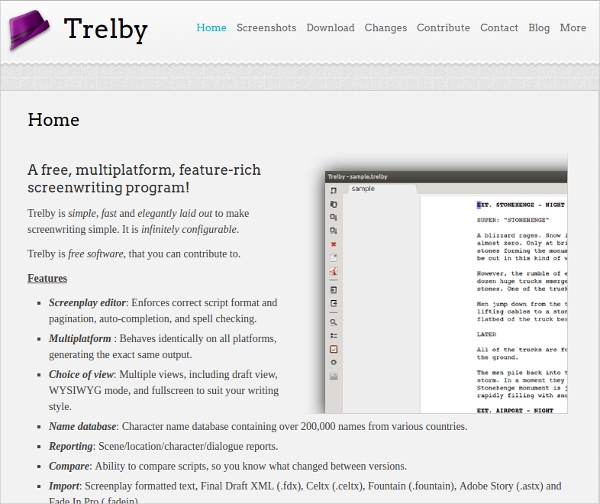 Download Trelby For Mac